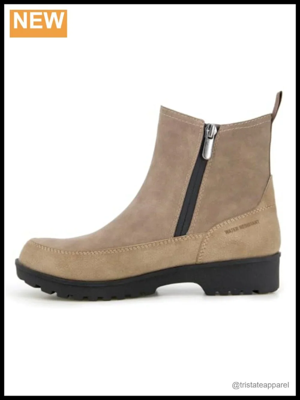 JBU by Jambu Women's Water Resistant Ankle Chelsea Boots Memory Foam Nubuck